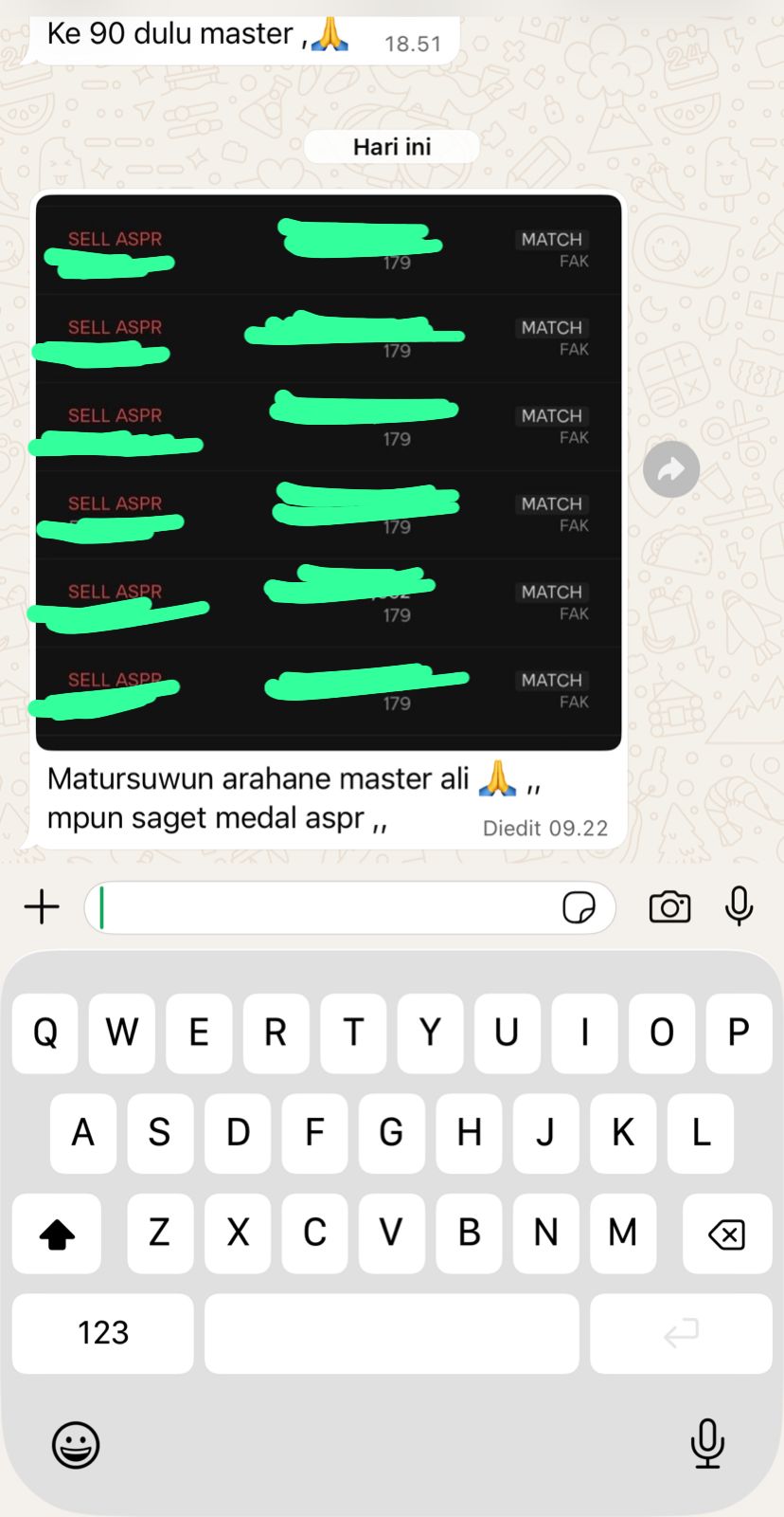 Permintaan maaf dan disclaimer Mas Ali