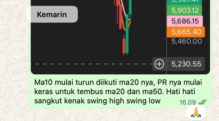 Jadi kena swing low